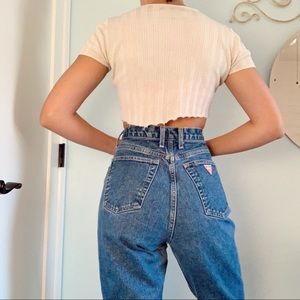 amazing vintage guess “mom” jeans